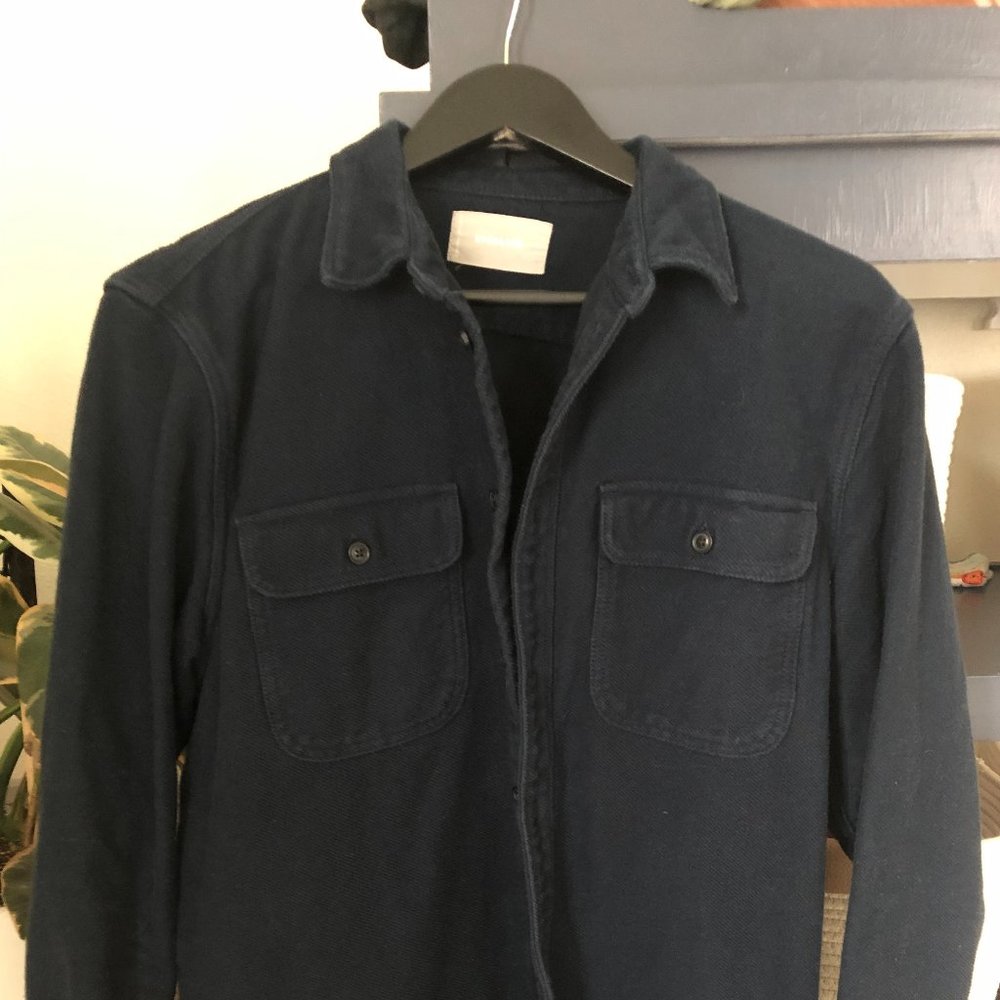 Everlane - Men's work shirt Navy Blue SZ large